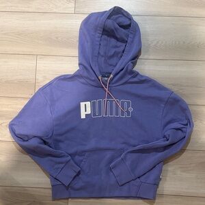 PUMA Violet Hoodie with Logo